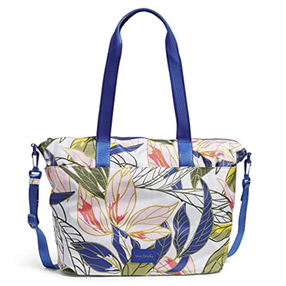 VERA BRADLEY ReActive Tote Rain Forest Leaves Gym Yoga Bag